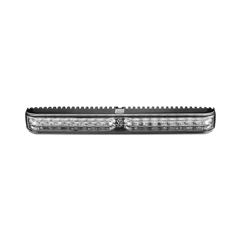 Cshauauto 18" LED Visor Strobe Light Bar – Amber/White – Emergency Hazard Warning